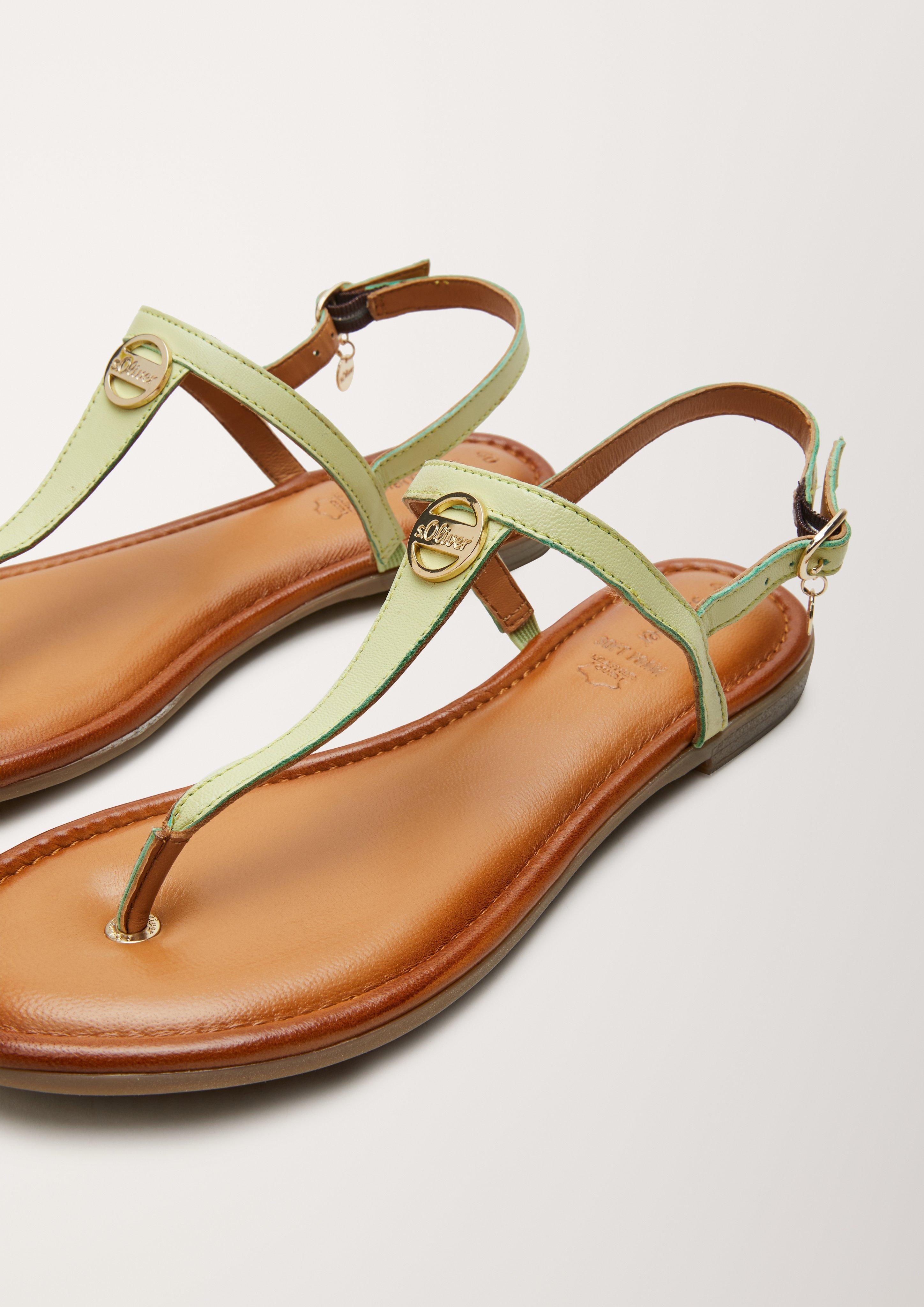 Riemchensandalen aus Leder  6005774-703
