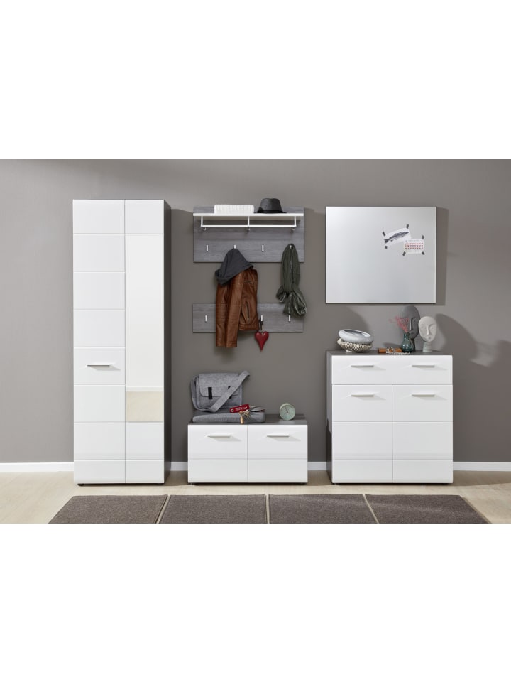ebuy24 Garderobenmöbel-Set LineGD Silber 250 x 35 cm günstig kaufen onesize
