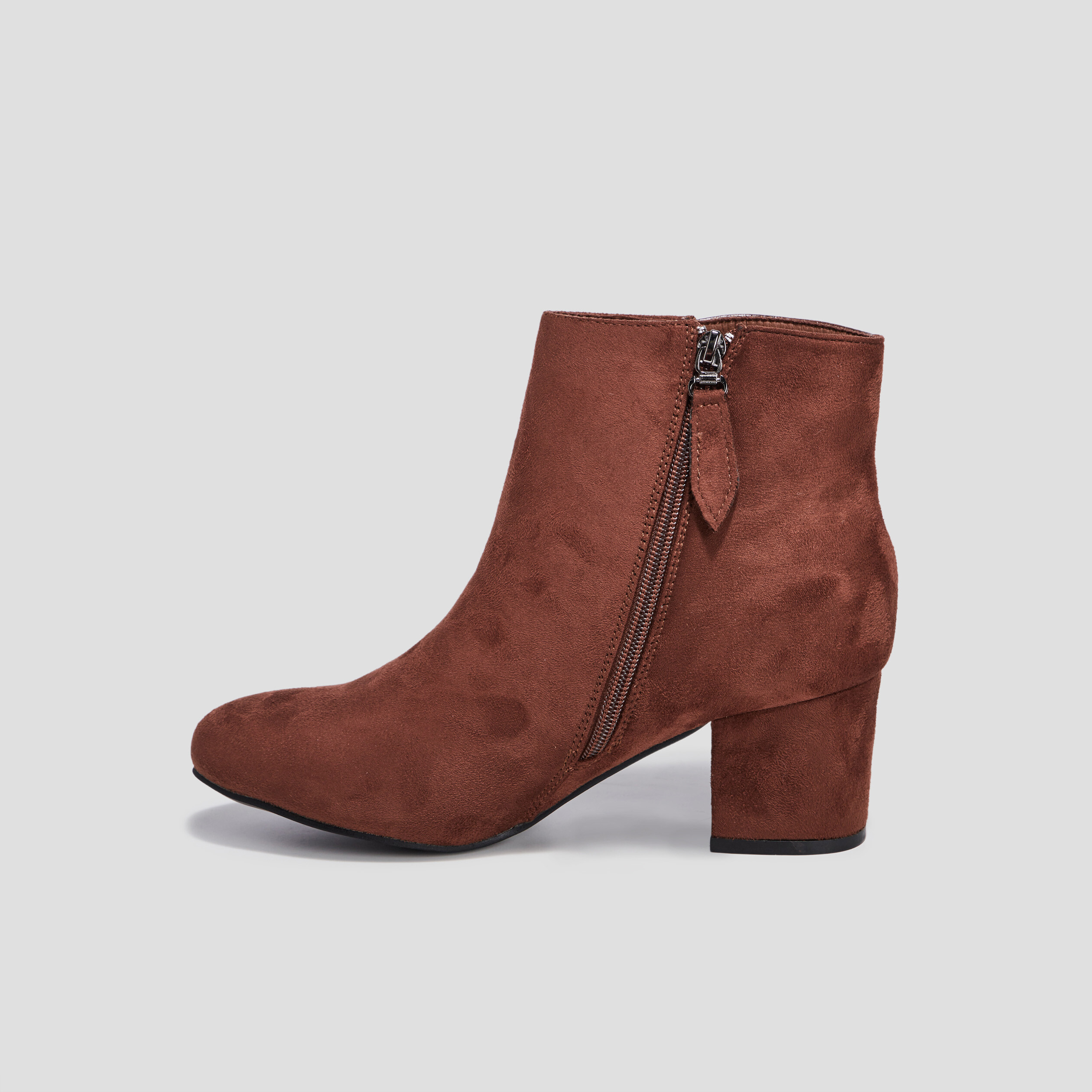 Bottines à talons marron femme | La Halle