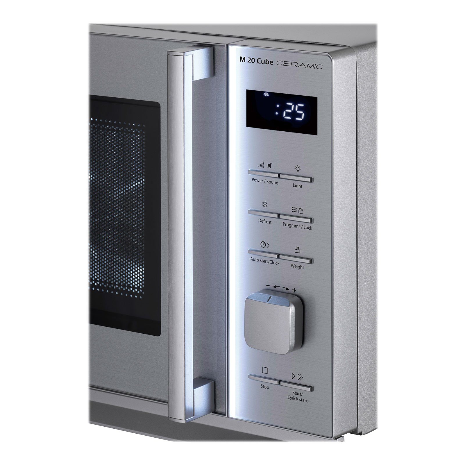Caso Mikrowelle M 20 Cube Ceramic, Einstellbarer Timer