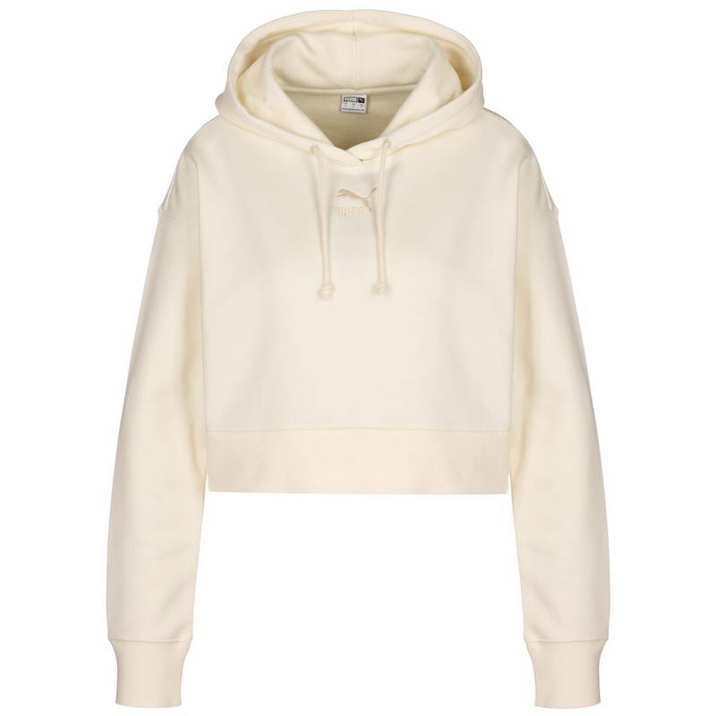 PUMA Classics Crop Hoodie Damen