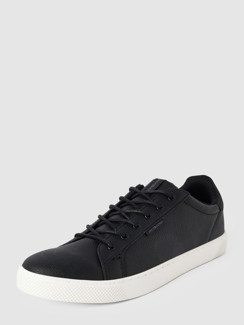 Sneaker mit Label-Details Modell 'TRENT' in mittelgrau