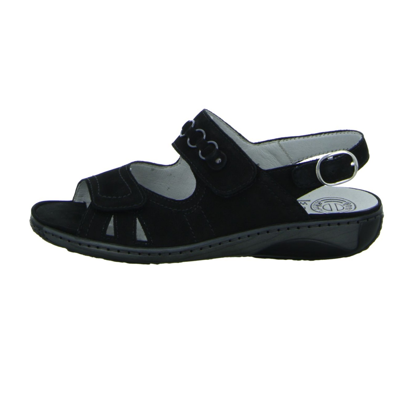 WALDLÄUFER Komfort Sandalen schwarz