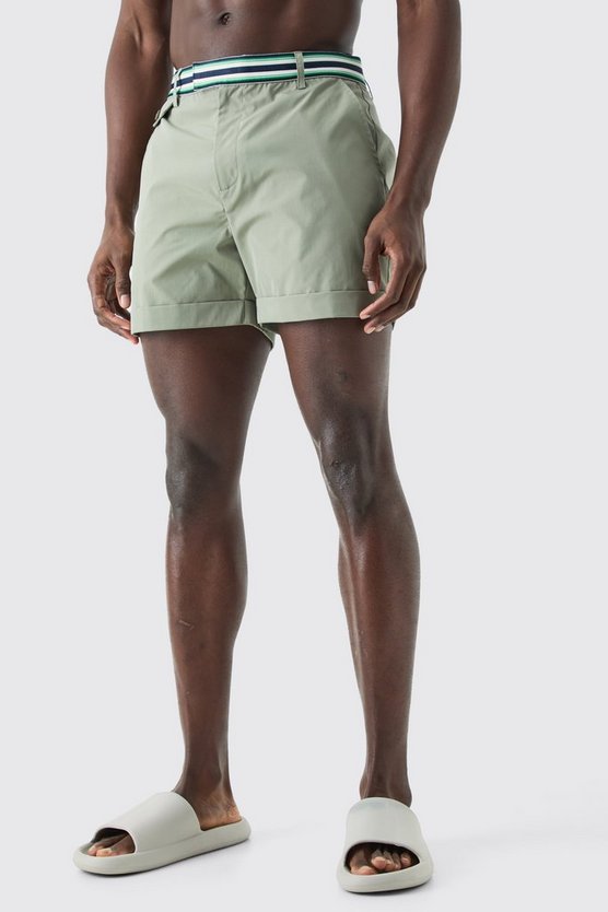 Kurze smarte Badehose mit Tasche