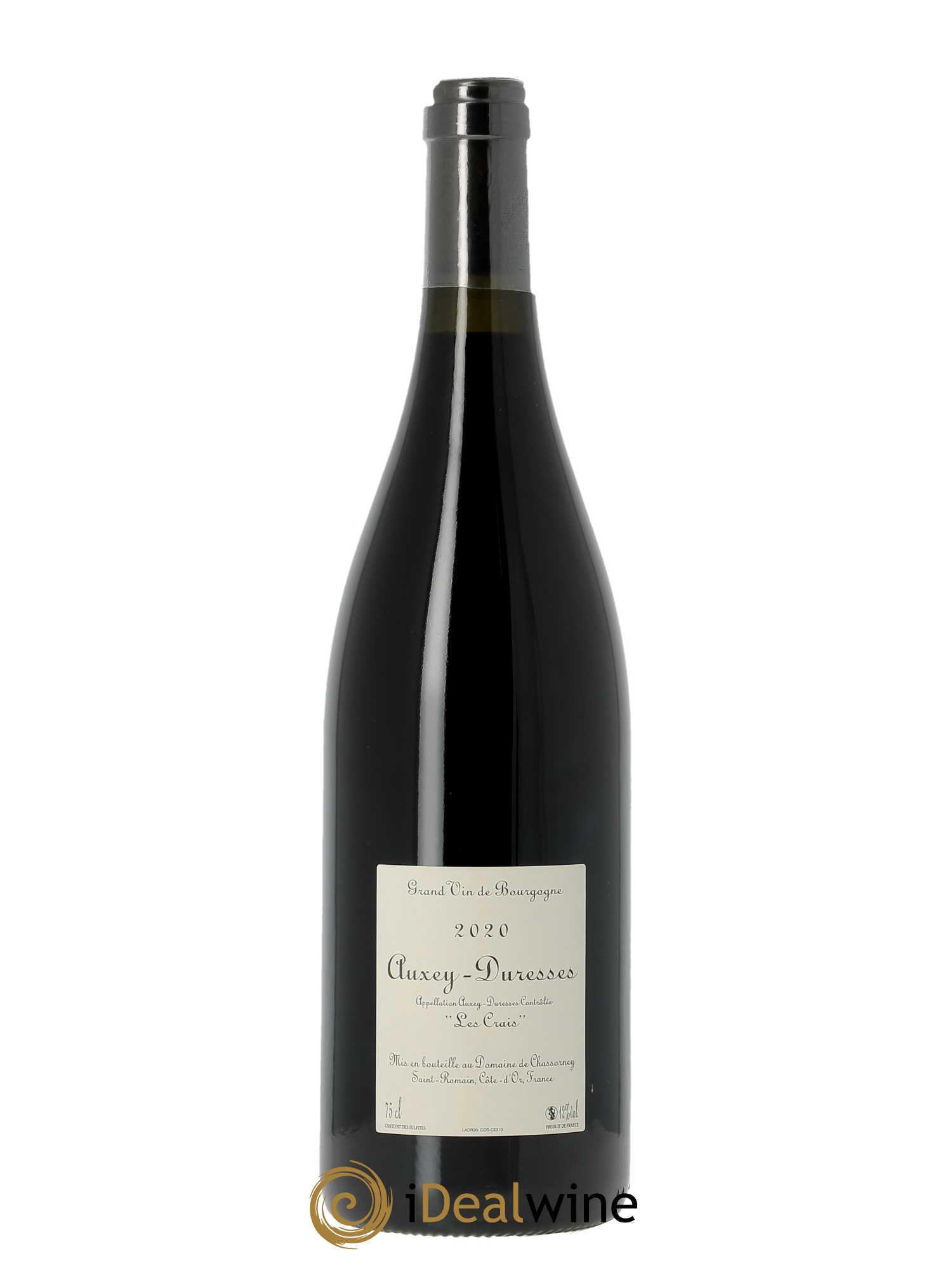 Auxey-Duresses Les Crais Domaine de Chassorney - Frédéric Cossard  2020 - Lot de 1 Bouteille