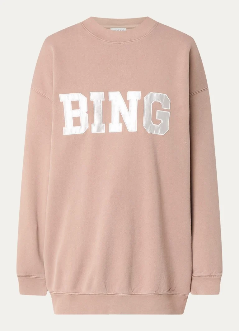 Pull oversize Anine Bing Tyler avec logo