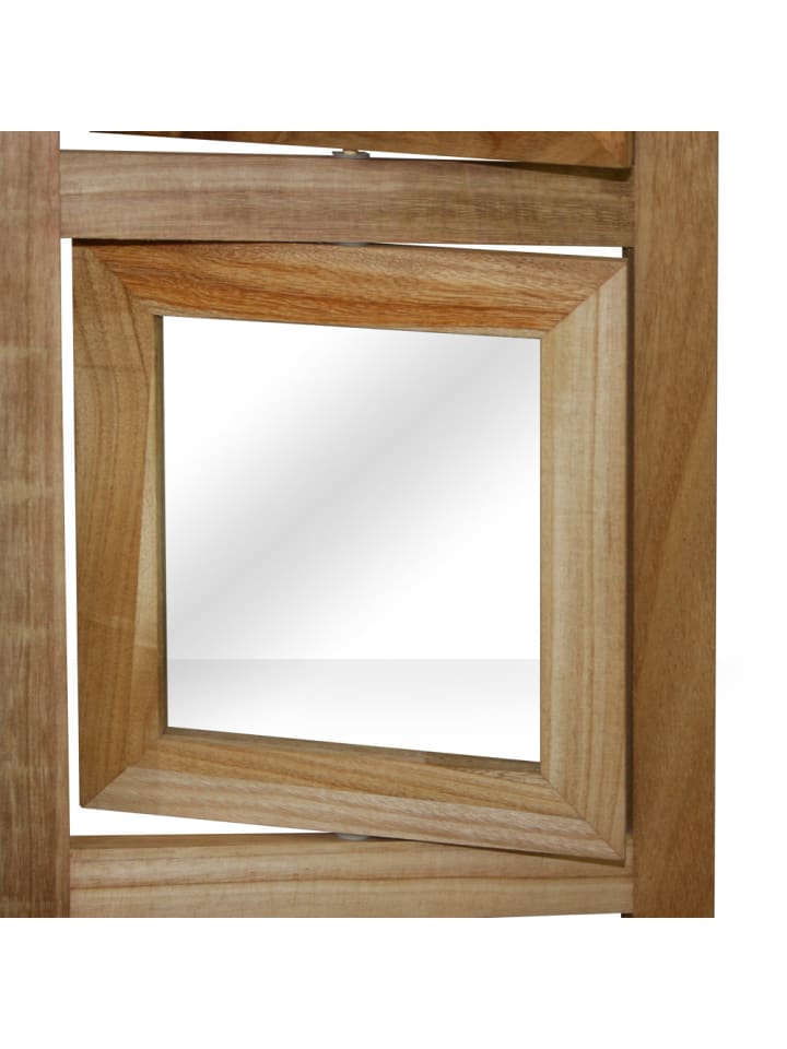 Homestyle4u 3-tlg. Paravent in Braun 93x161 günstig kaufen onesize