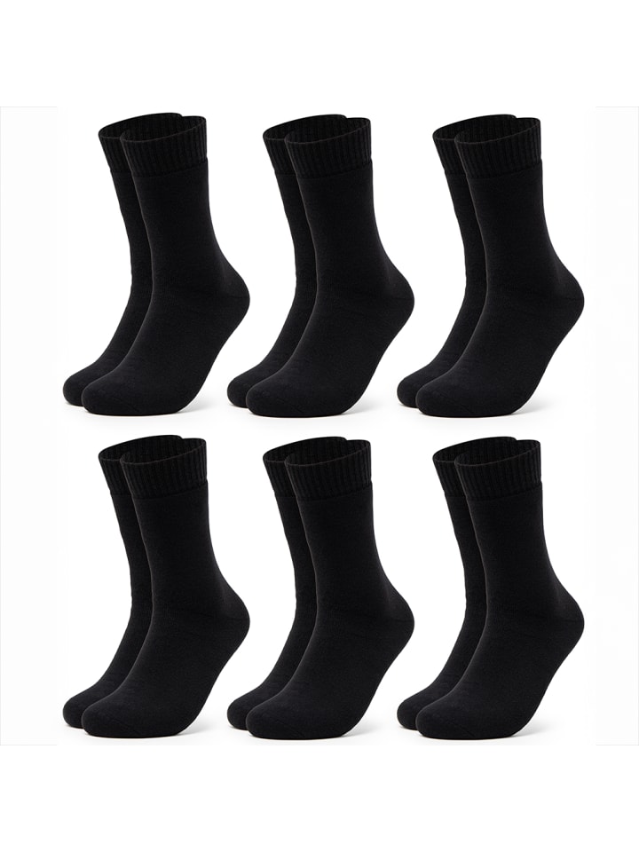 Occulto 6er Pack Thermosocken Bille in Schwarz günstig kaufen