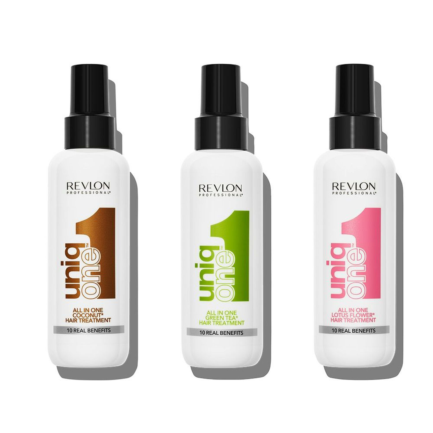 revlon professional Masque Spray Sans Rinçage 10 Bienfaits Lotus UNIQONE™ - Tous Types de Cheveux - 150 ml