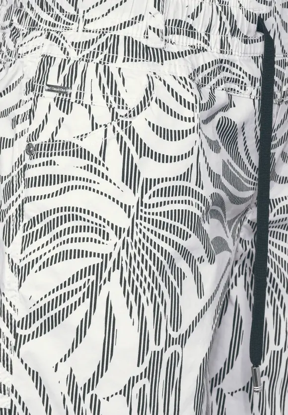 Street One Loose Fit Bermuda mit Print
