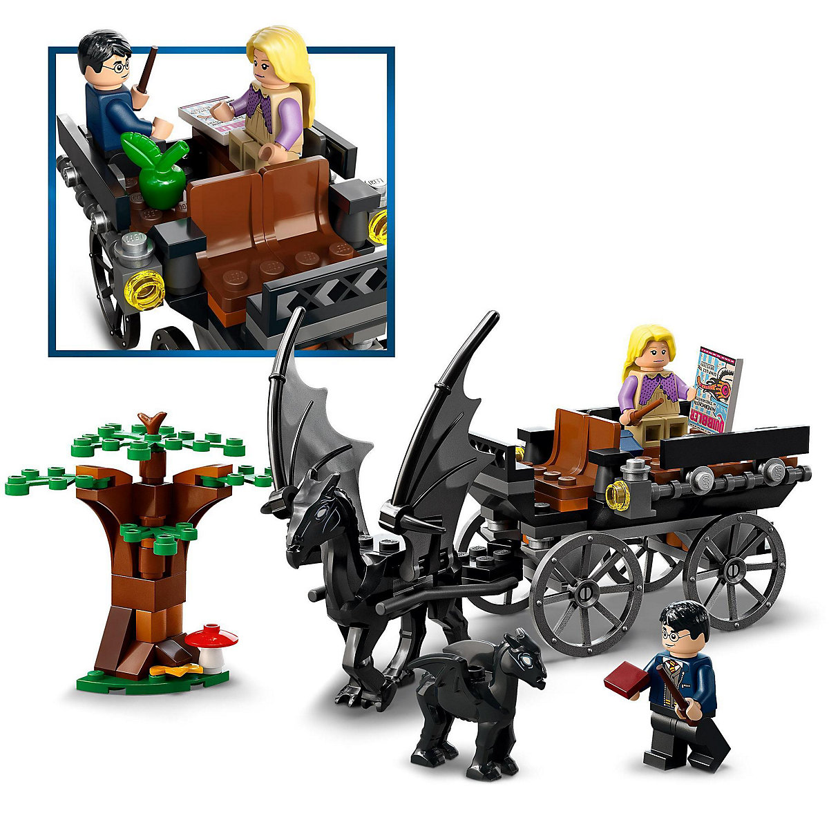 LEGO® Harry Potter 76400 Hogwarts™ Kutsche mit Thestralen