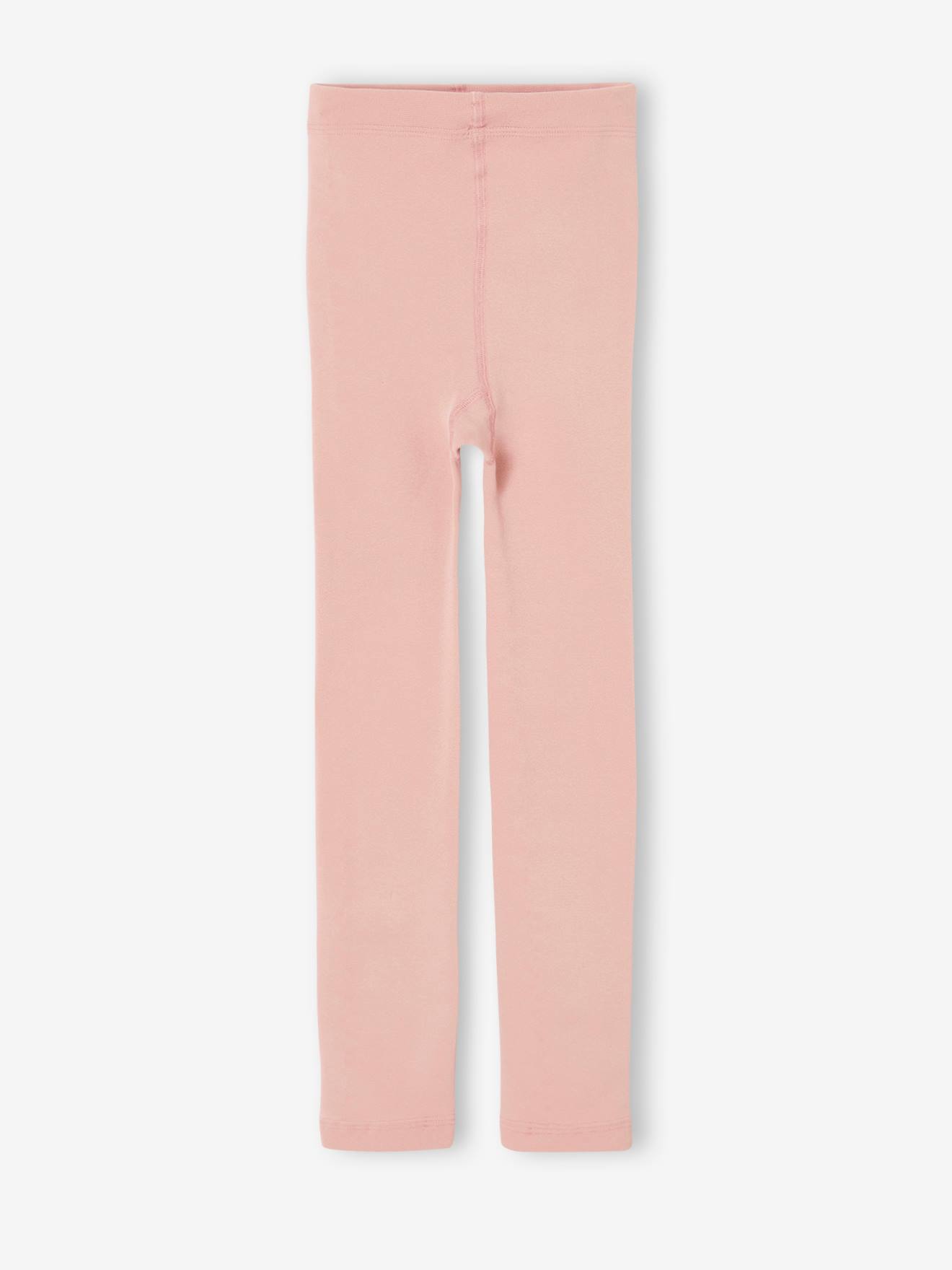 Leggings maille polaire fille bleu