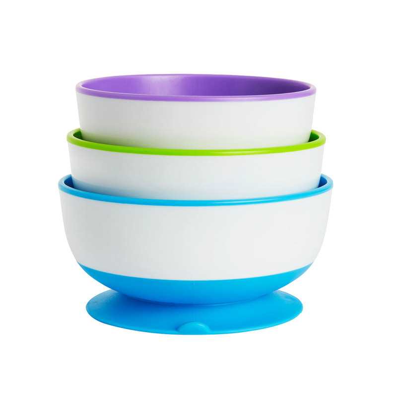 Lot de 3 bols avec ventouse Munchkin