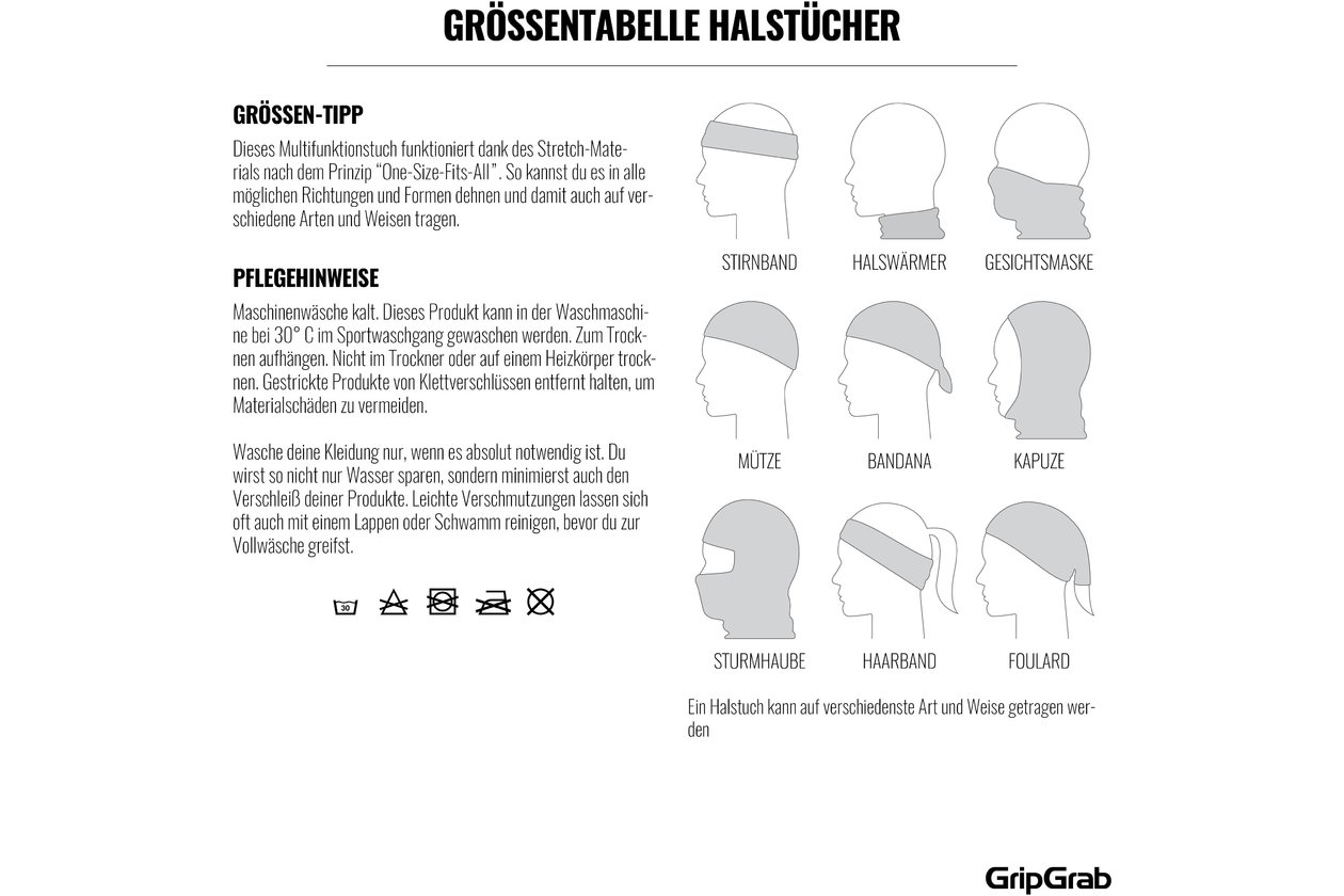 GRIPGRAB Multifunctional Neck Warmer - 2023