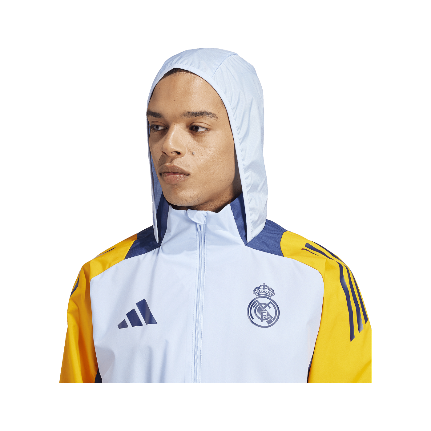 adidas Real Madrid Regenjacke Blau