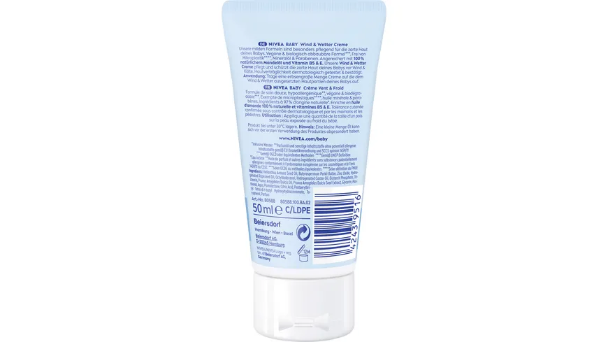 Nivea Wind & Wetter Creme 50 ml
