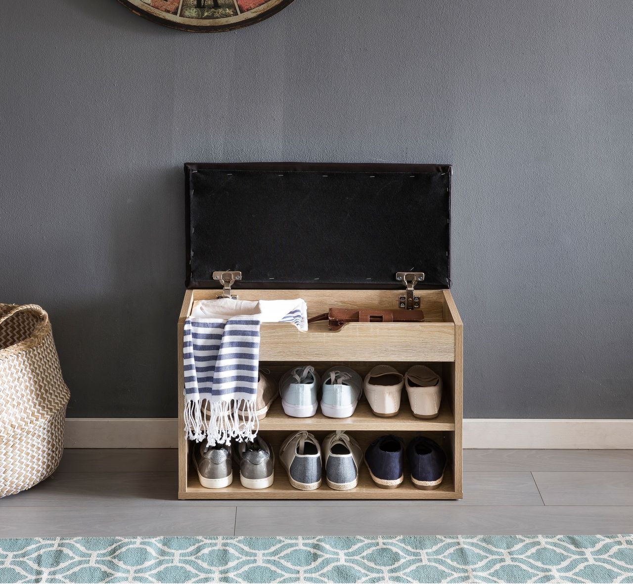 Wohnling Schuhbank Sonoma