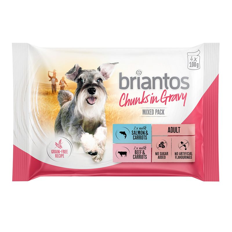 Probierpaket Briantos Frischebeutel 4 x 100 g