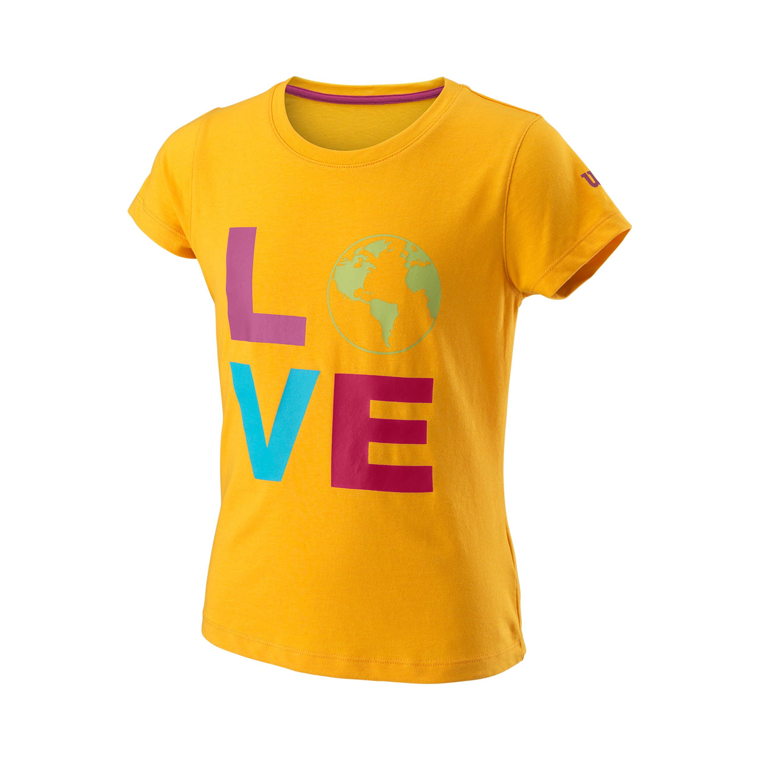 Love Earth Tech T-Shirt Mädchen - Gelb, Mehrfarbig