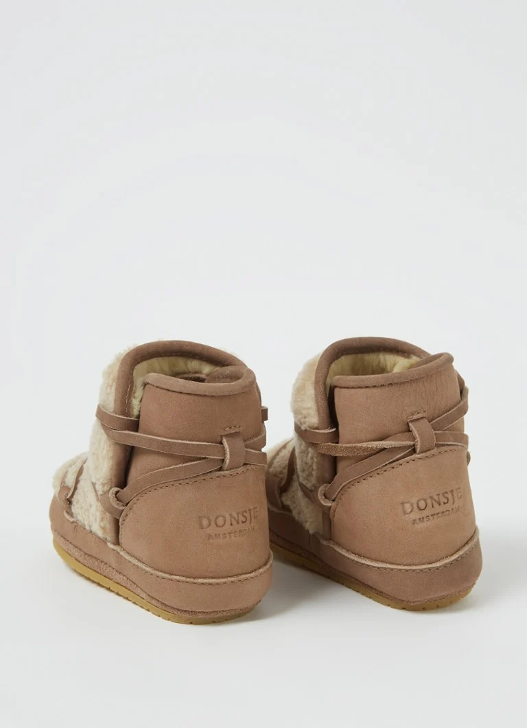 Pantofi din piele Donsje Amsterdam Inuk pentru copii