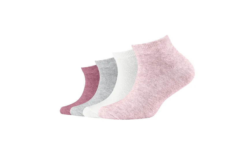 s.Oliver Kinder Kurzsocken Essentials Sustainable 4er Pack pink