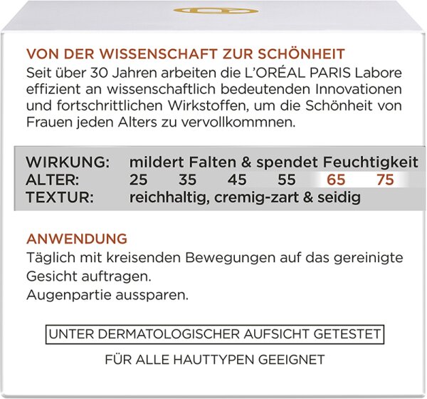 L'Oréal Paris Anti-Falten Experte 65+ Vitamin-Komplex Tagescreme