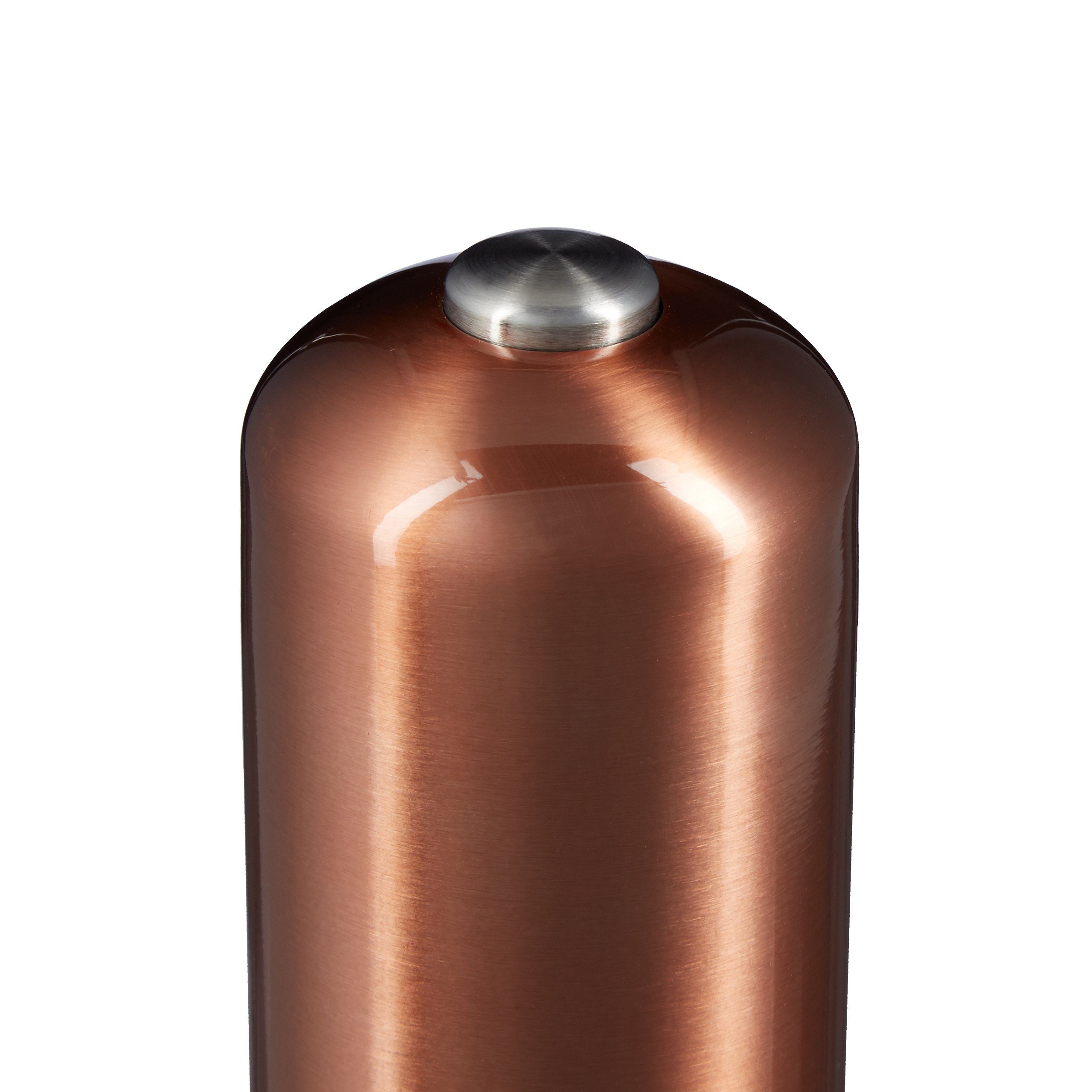 relaxdays Pfeffermühle 2 x Elektrische Pfeffermühle bronze