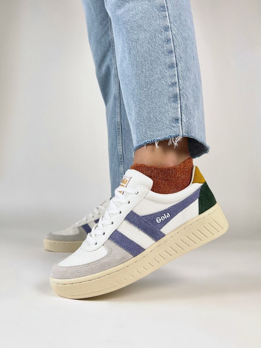 Gola  GRANDSLAM TRIDENT CLA415 - Blanc Lavande