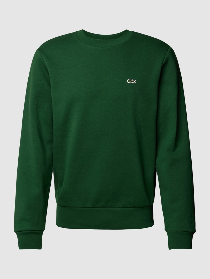Sweatshirt mit Logo-Detail in grün