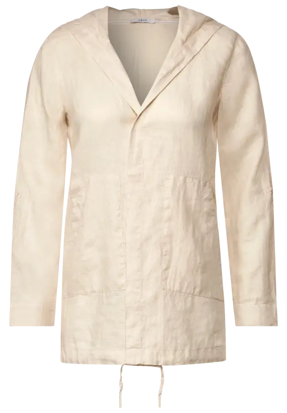 CECIL Offene Leinen Longjacke