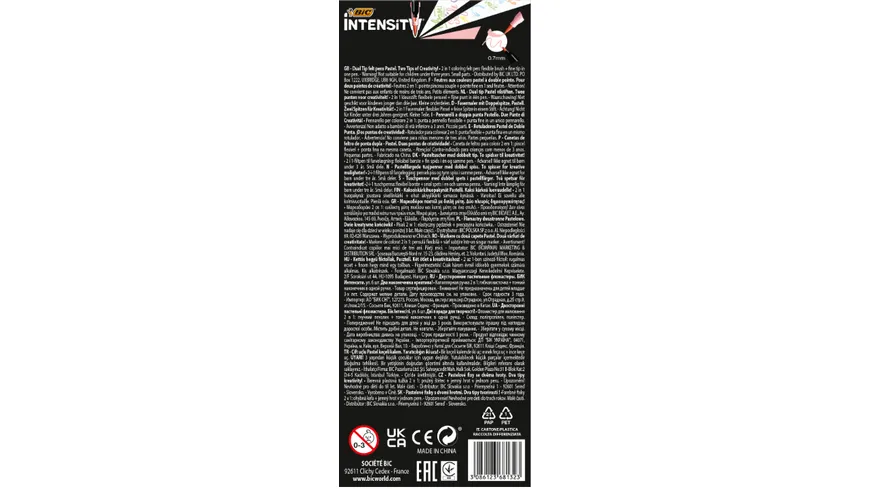 BIC Intensity Pastell Filzstifte 6er Etui