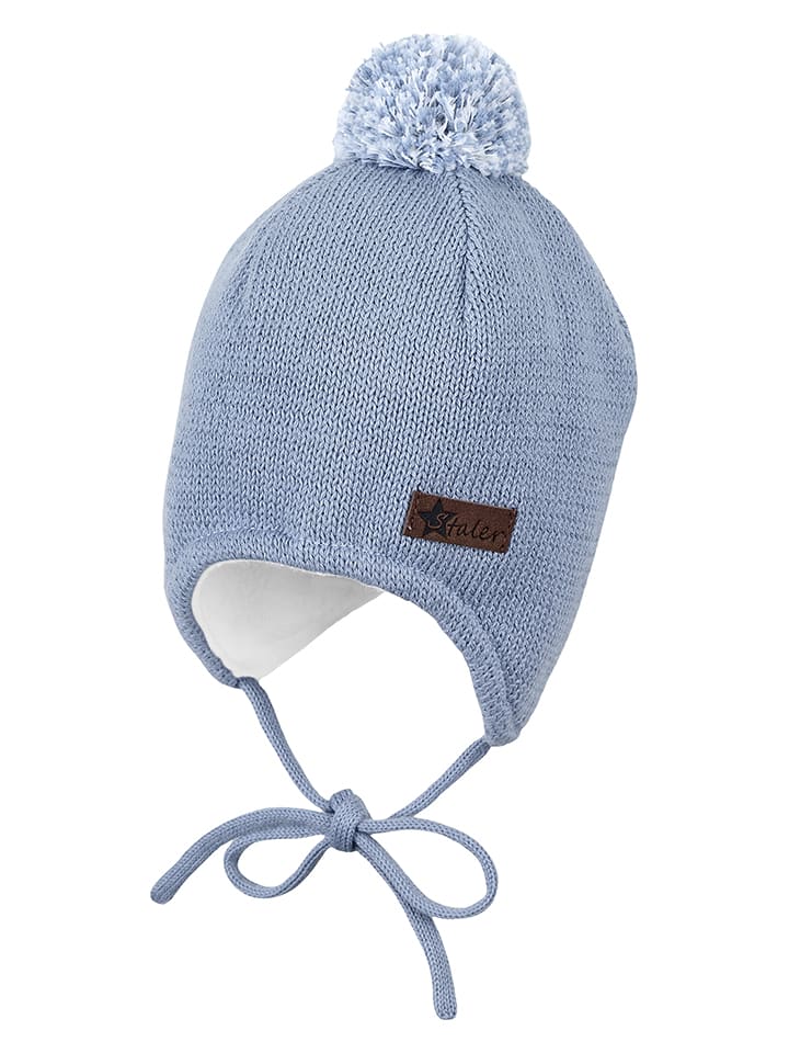 Sterntaler Bindemütze in Hellblau günstig kaufen