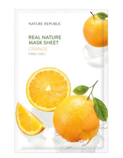 Nature Republic Real Nature maska za lice s mirisom naranče 23 ml