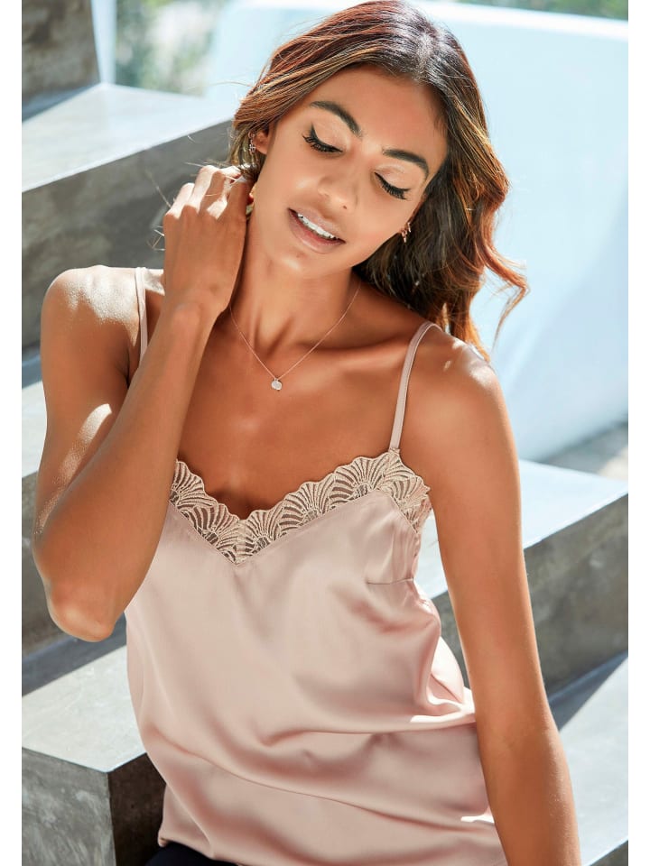 LASCANA Spaghettitop in beige günstig kaufen