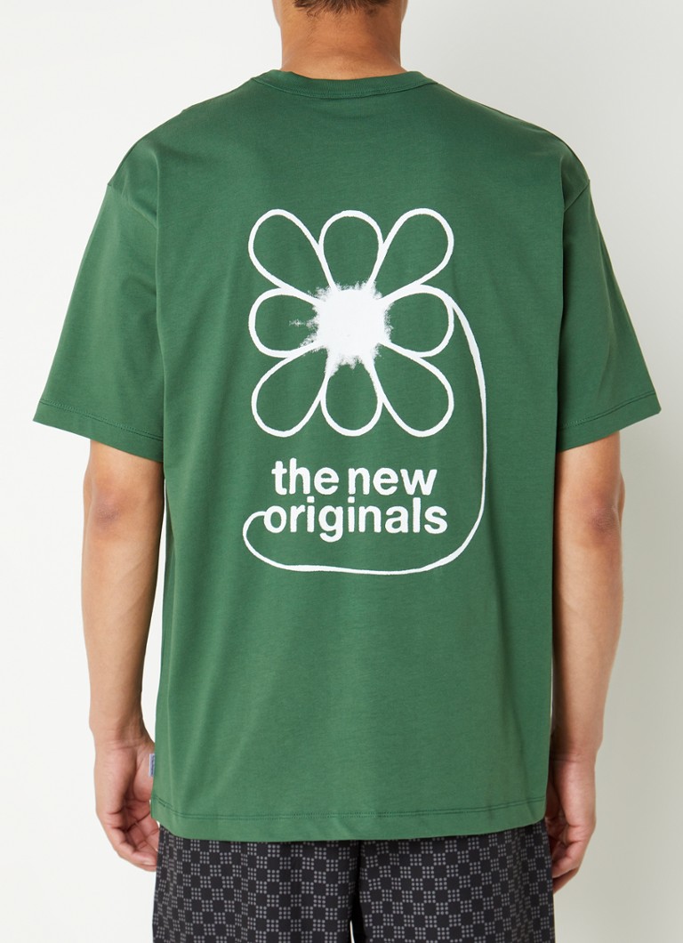 The New Originals Flower T-shirt with logo and back print