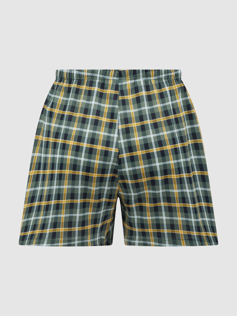 Boxershorts aus Baumwolle in dunkelgrün