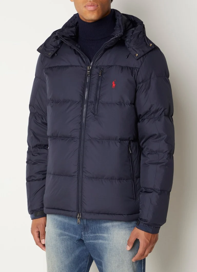 Ralph Lauren puhasta jakna punjena perjem s odvojivom kapuljačom