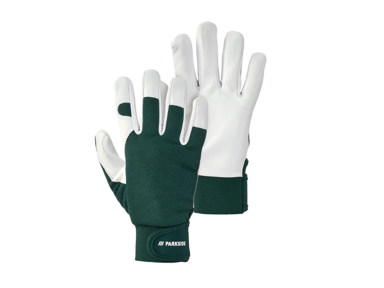Luvas de jardinagem PARKSIDE® em couro de cabra