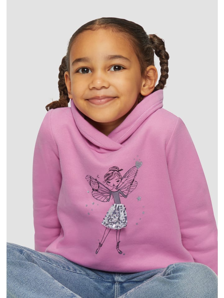 s.Oliver Sweatshirt langarm in Pink günstig kaufen