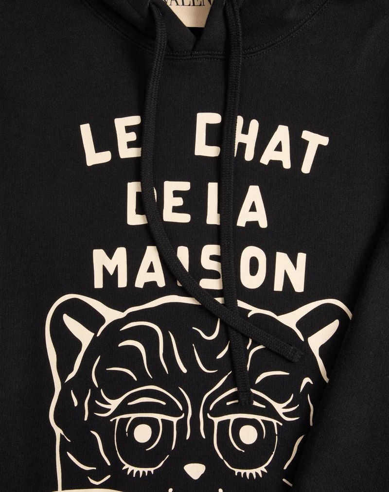 Le Chat De La Maison katoenen sweatshirt met patch