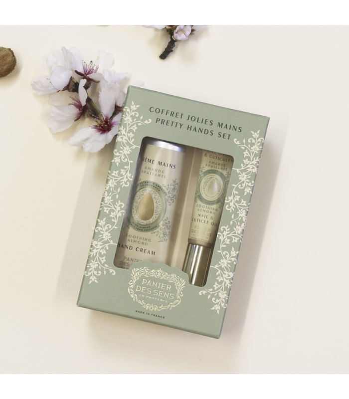 PANIER DES SENS-COFFRET JOLIES MAINS-Amande Apaisante
