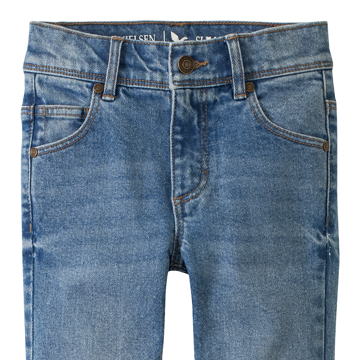 Jungen Slim-Jeans mit verstellbarem Bund