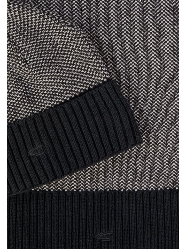 Camel Active Strickmütze und Schal in camel active Geschenkbox in Schwarz günstig kaufen onesize