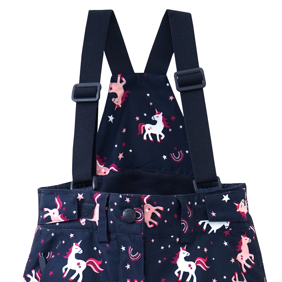 Mädchen Schneehose mit Einhorn-Allover