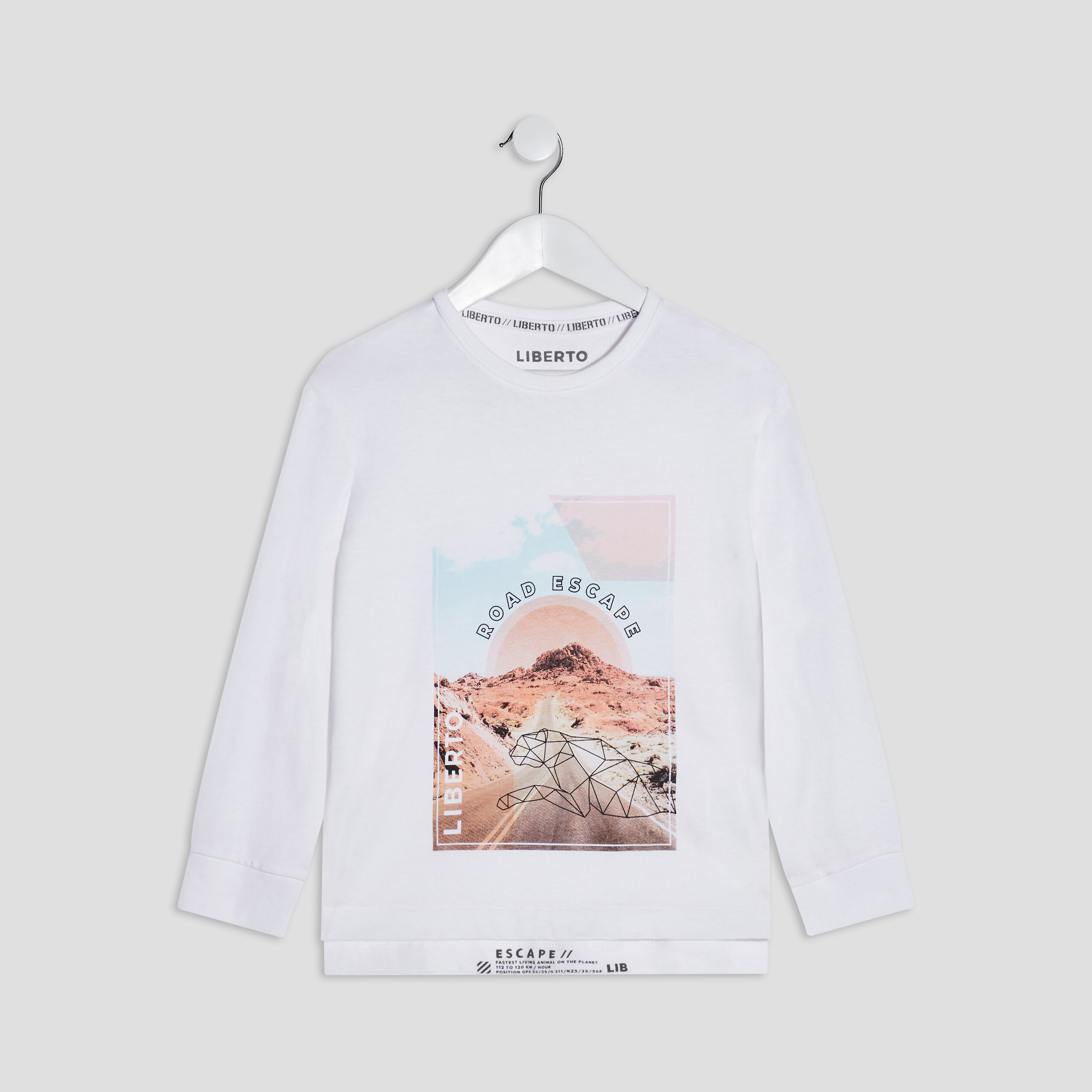 T-shirt Liberto ivoire garçon | La Halle