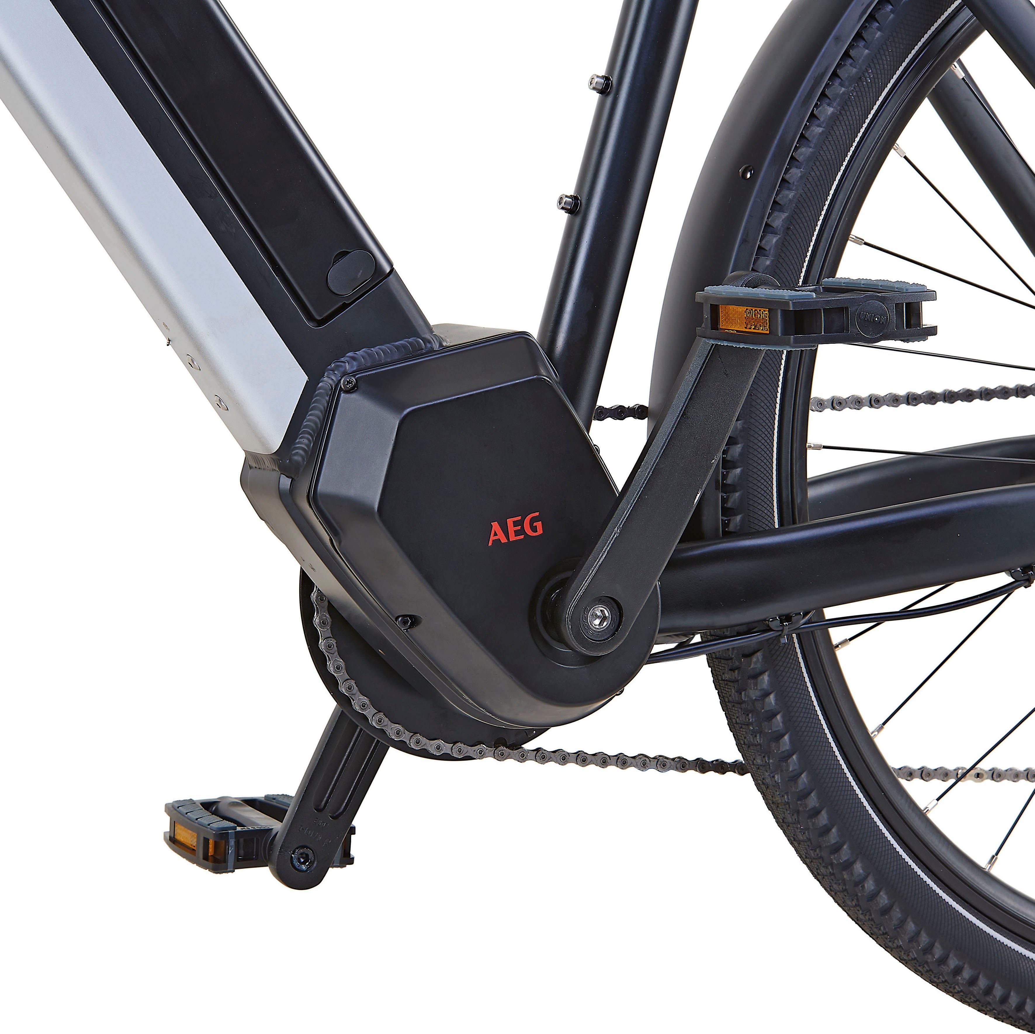 Prophete E-Bike eSUV 23.ETS.15, 10 Gang Shimano Deore Xt Schaltwerk, Kettenschaltung, Mittelmotor, 630 Wh Akku