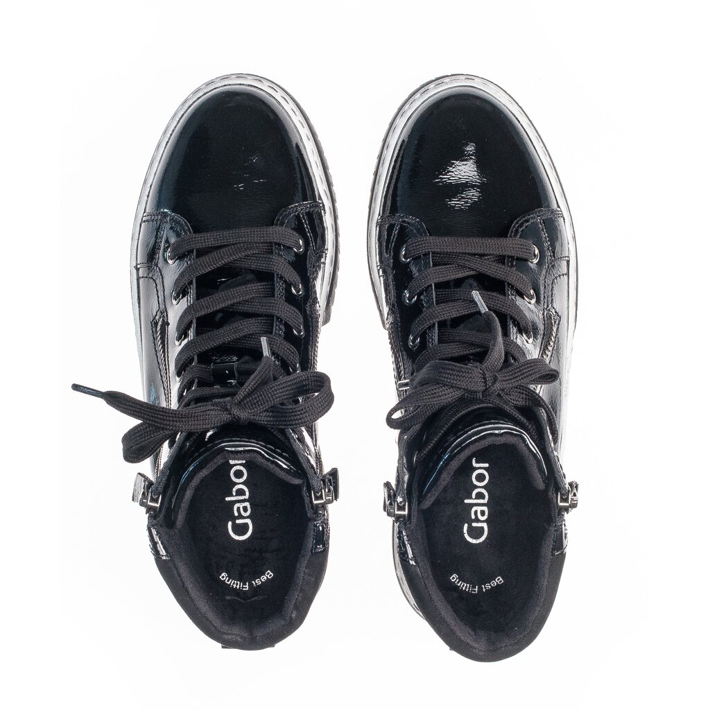 Gabor fashion Schnürstiefelette schwarz