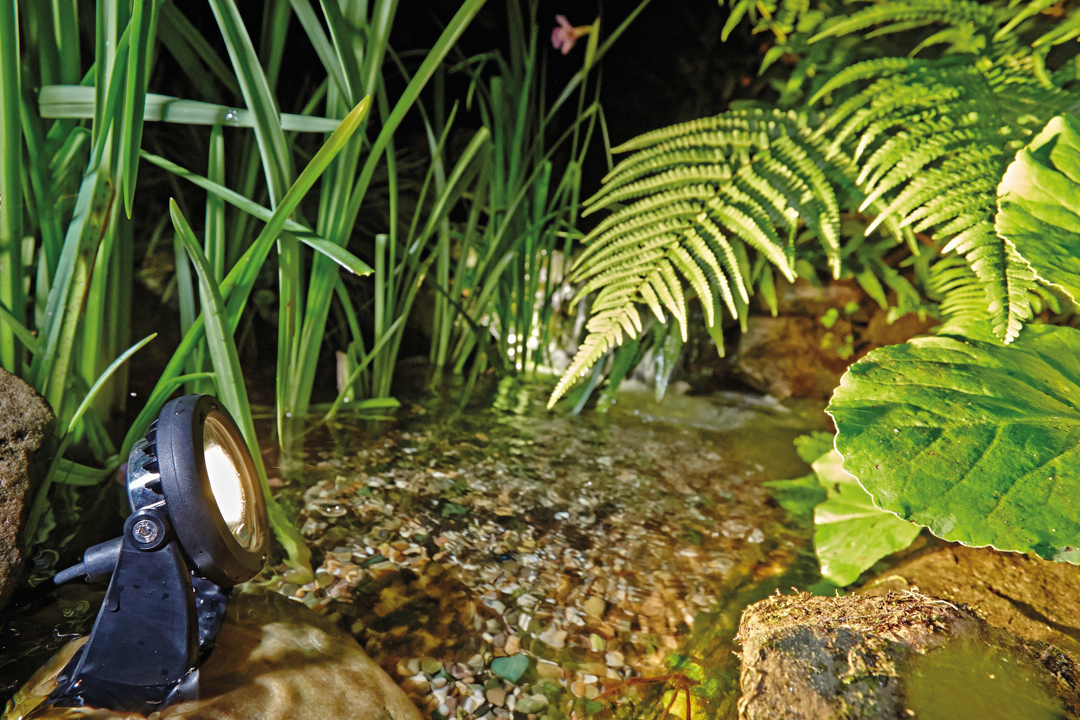 OASE Teichleuchte LunAqua Power, LED fest integriert