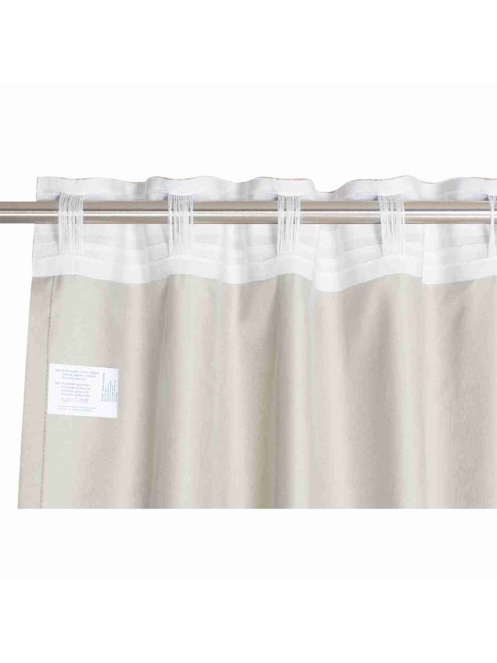 Schöner Wohnen Kollektion Blickdichter Schlaufenvorhang SOFT in Beige günstig kaufen