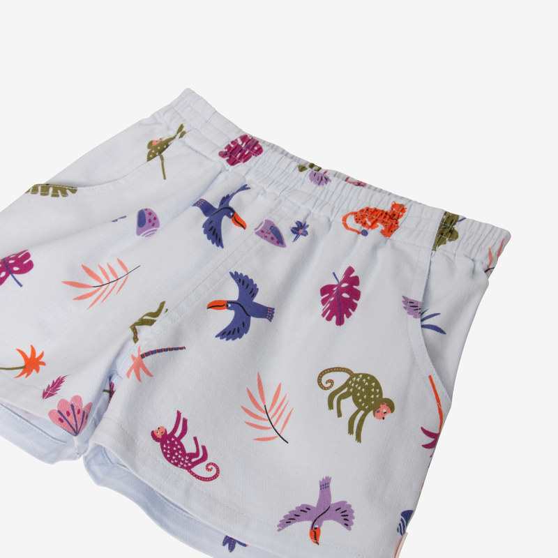 Short bébé fille exotique bleu Catimini